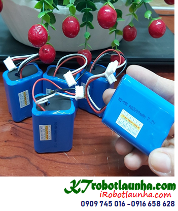 Pin iRobot 7.2v-2000; Pin sạc NiMh iRobot 7.2v-2000mAh chính hãng | Bảo hành 6 tháng 