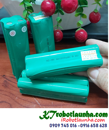 Pin iRobot 9.6v-1000mAh; Pin sạc NiMh iRobot 9.6v-1000mAh cho iRobot lau nhà | Bảo hành 6 tháng 